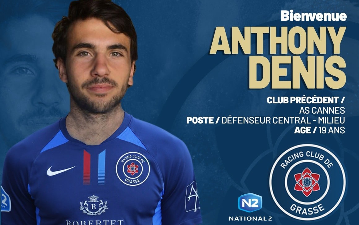 Anthony Denis signe au RC Grasse (officiel)