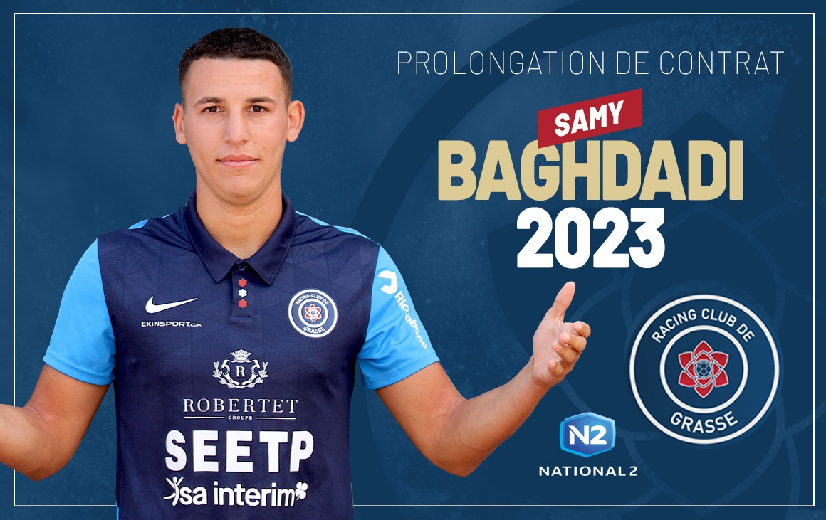 Samy Baghdadi prolonge son contrat avec le RC Grasse